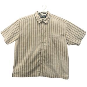 REI Button Up Shirt‎ Tan XXL